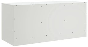 fehér acél TV-szekrény 99 x 39 x 44 cm