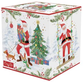 Joyful Santa karácsonyi Porcelán eszpresszó csésze 2 személyes