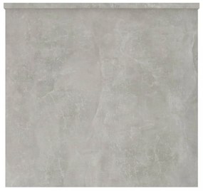 betonszürke szerelt fa dohányzóasztal 102 x 55,5 x 52,5 cm