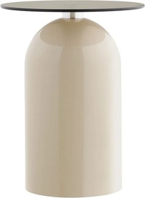 Kerek tárolóasztal üveg asztallappal ø 40 cm Ravello – House Nordic