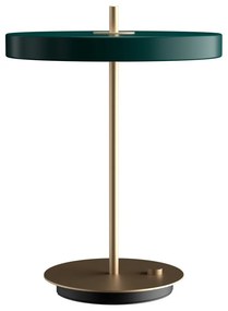 Sötétzöld LED dimmelhető asztali lámpa fém búrával (magasság 41,5 cm) Asteria Table – UMAGE