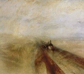 Reprodukció Rain Steam and Speed, The Great Western Railway, Turner, Joseph Mallord William