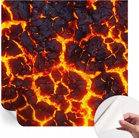 Fotótapéta Dekoratív Fali Tapéta Képekkel Erős magma 250x250