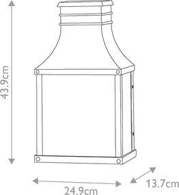 Hinkley Lighting Beacon Hill HK-BEACON-HILL7-MB Fali lámpa 2x40W/E14 IP44