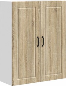 vidaXL Konyhaszekrény polcokkal Sonoma tölgy 80 x 31 x 100 cm Faanyag