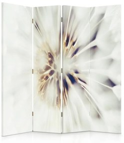 Gario Paraván Fehér virág szíve Méret: 145 x 170 cm, Kivitelezés: Klasszikus paraván