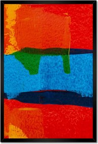 Poszterek keretben 40x60 Absztrakt Pajzs