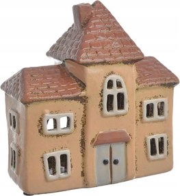 Gyertyatartó Holland téglahåz Tealight keråmia lampion 14,5 cm