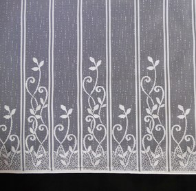 Mg függöny Irigység Bála jacquard Fehér 250cm minőség 0,5m