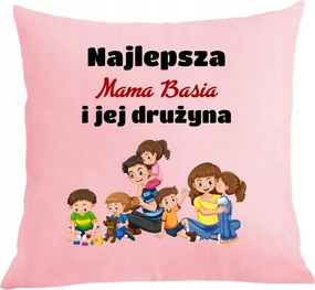 Párna párnahuzat Családi Anyák napja Legjobb Anya Név és csapata