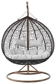 Függőfotel 135x115x210cm barna Babilon-XXL-Brown