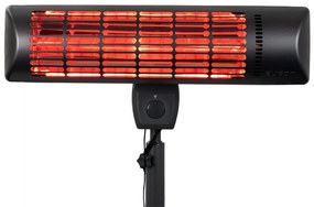 Infravörös sugárzó EUROM Q-time Golden 1800S, fekete