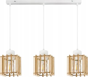 Függő Lámpa túlnyúló csillár mennyezet Fa Kocka 3