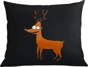 Párna párnahuzat vicces rénszarvas karácsony