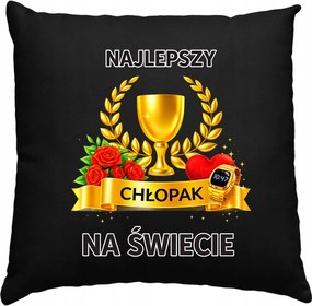 Párna Fiúnak A Világ Legjobb Fiúja Ajándék Fekete