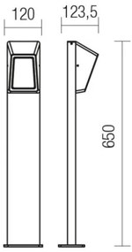 Redo 9168 - LED Kültéri lámpa ARGES LED/3W/230V IP54 barna
