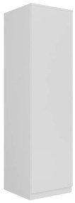 Drohmo SD-50 gardróbszekrény, 50x180x50 cm, fehér