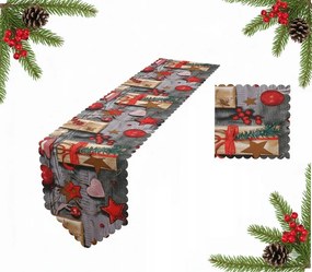 Karácsonyi Asztalterítő Csillag Karácsonyfa Asztalterítő 180x34