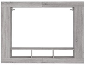 szürke sonoma színű szerelt fa TV-szekrény 152x22x113 cm
