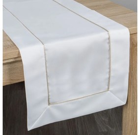 Madele asztali futó Fehér/arany 40x200 cm