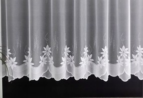 Mg Függöny jacquard 30441H Fehér 160cm magas pol 0,5m