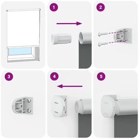 redőny Blackout 70x230 cm szövetszélesség 65,7 cm poliészter