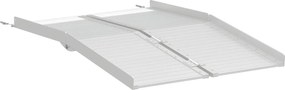 vidaXL Kerekesszék rámpa 270 kg Ezüst 92 x 73 x 5 cm Alumínium