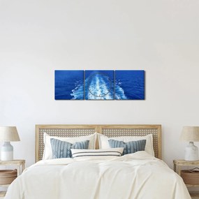 Kép - A tenger (órával) (90x30 cm)