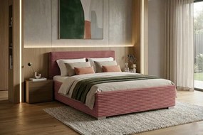 LUCI ágy 180x200 cm Rózsaszín Matrac nélkül