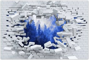 Poszterek 120x80 Kék táj Hegyek