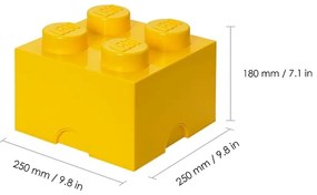 Tároló doboz 4-es, többféle - LEGO Szín: růžová