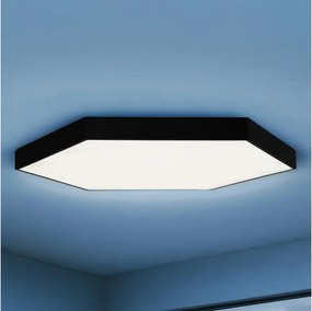 LED mennyezeti lámpatest LED/240W/230V 3000/4000/6500K átm. 120 cm fekete