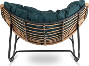 Hintaszék zöld színben ELTON