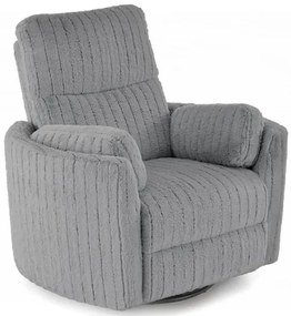 Pegas dönthető és forgatható fotel szürke