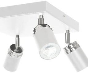 Spotlámpa RENO 4xGU10/8W/230V fehér/króm