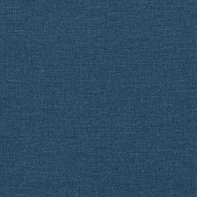 kék szövet fejtámla párna 160 cm