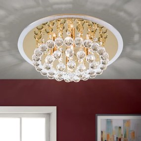 Orion DLU 2378/4/38-Kristály mennyezeti lámpa GLORIA 4xG9/40W/230V átm. 38 cm arany