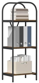 Könyvespolc Füstölt tölgy 40 x 30 x 109 cm Faanyag