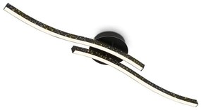 Briloner 3718-025 - LED Felületre szerelhető csillár REY 2xLED/6W/230V fekete