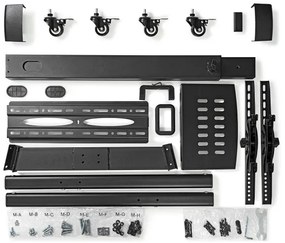 Nedis TVSM5100BK - Padlóállvány TV-hez 32-55" fekete