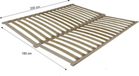 Ágyrács FLEX 3-zónás, 180x200 cm