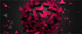 A 3D absztrakció képe (120x50 cm)