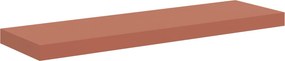 vidaXL Falpolc Falra szerelhető Piros 80 x 23,5 x 4 cm Faanyag