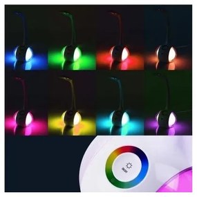 LED RGB Szabályozható asztali lámpa LED/7W/230V fekete