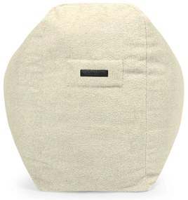 Világosszürke buklé babzsákfotel Snug Long 140 – SLOWDOWN