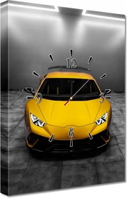 Falióra 30x40 Sárga sportautó