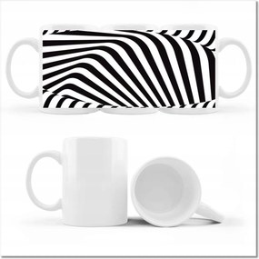 Fotó bögre Absztrakt fekete-fehér