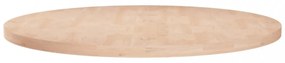 kerek kezeletlen tömör tölgyfa asztallap Ø60 x 2,5 cm