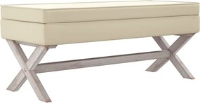 vidaXL vászon tárolóülőke 110 x 45 x 49 cm
