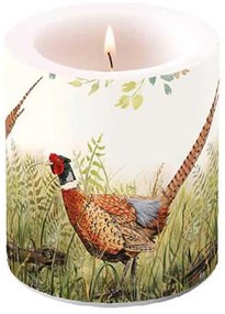 Átvilágítós viasz gyertya 10x10 cm dicsőséges fácán